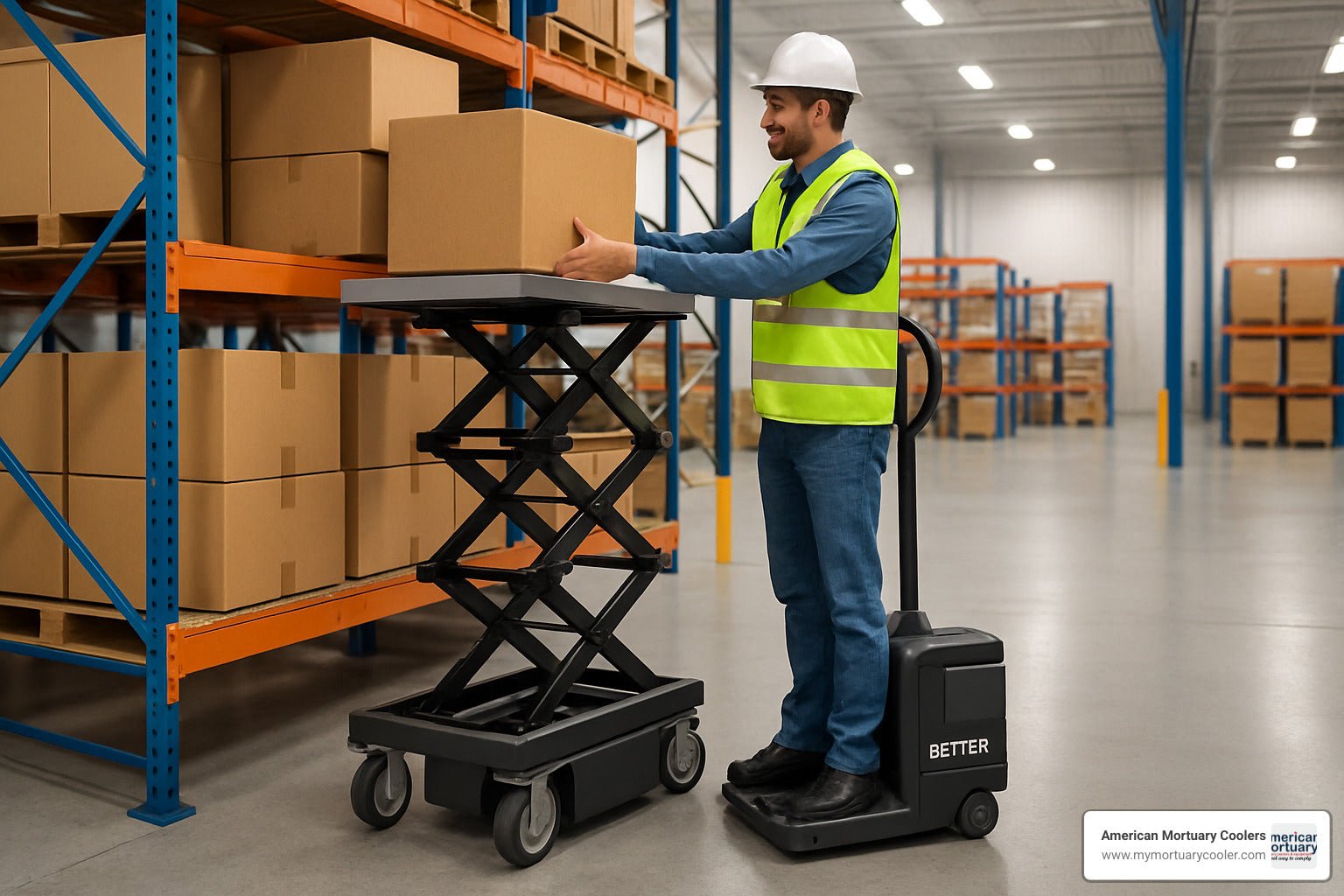 A Practical Guide to Comparing Battery Powered Lifts - American Mortuary Coolers & Equipments A Practical Guide to Comparing Battery Powered Lifts - American Mortuary Coolers & Equipments